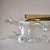 1990s Mid Century Modern Murano Glass and Brass Chandelier For Sale - Image 11 of 15