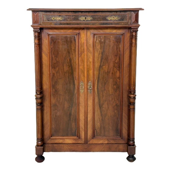 Antique Gründerzeit Cabinet in Wood, 1900 For Sale