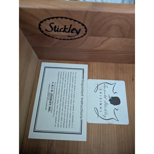 L. & J.G. Stickley, Inc. Stickley Tall Dresser For Sale - Image 4 of 6