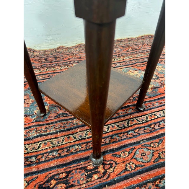 1920s 1920s Antique Jean B Hassewer Tiered Side Table For Sale - Image 5 of 9