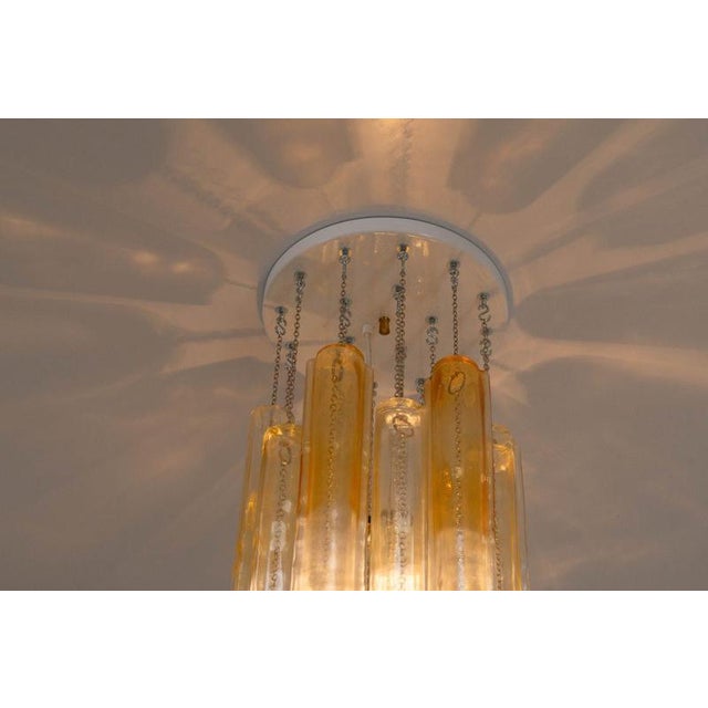 Chandelier by Ludovico Diaz de Santilla for Venini Calza, Italy, 1960 For Sale - Image 10 of 18