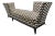 Vintage Geneva Tete-a-Tete Donghia Chaise Lounge Newly Reupholstered For Sale