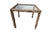 Tan Vintage Carved Faux Bois Mid Century Side Table Hollywood Regency Carved Wood For Sale - Image 8 of 16