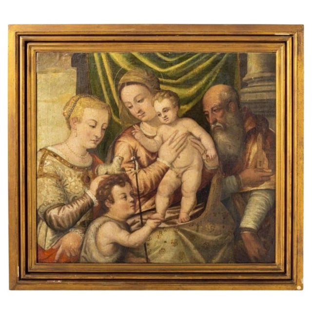 Flemish School Artist, Artist, Figurative Scene, 17th Century, Oil on Canvas, Framed For Sale - Image 6 of 7