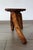 Brutalist Wooden Plant Holder Stool, France, 1960s For Sale - Image 12 of 14