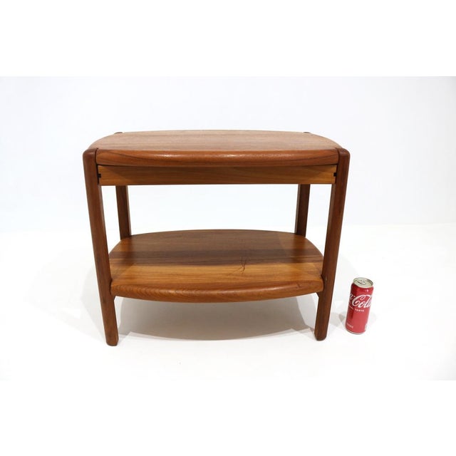 Mid-Century Danish Teak Bedside Table from Salling Stolefabrik, Denmark, 1960s For Sale - Image 12 of 15