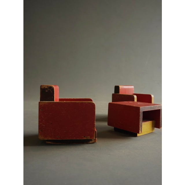 Vintage Toy Furniture by Ko Verzuu for Ado, 1930s, Set of 3 For Sale - Image 17 of 18