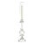 Valentina Crystal Candle Holder - 25.5" For Sale