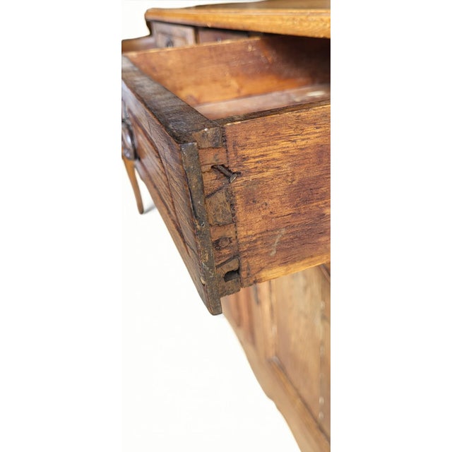 Louis XV Provincial Low Buffet, France, 19th Century For Sale - Image 4 of 9
