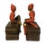 Vintage 1950s ABCO Chalkware Pixie Elf Bookends Pair - Original Sticker & Felt -Up for sale is a beautiful, complete...