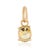 Oval Cut Yellow Diamond Solitaire Charm Pendant in 14k Yellow Gold For Sale - Image 9 of 14