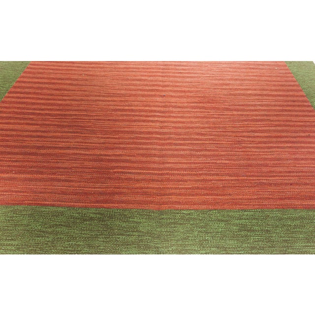 Doris Leslie Blau Midcentury Swedish Flat Weave Rug by Erik Lundberg For Sale - Image 10 of 10