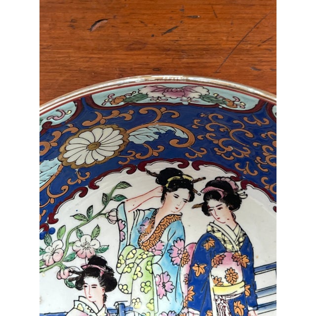 Vintage Chinese Export Royal Blue Bowl For Sale - Image 9 of 11