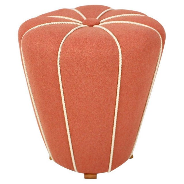 Tabouret by Jindřich Halabala, 1950s For Sale - Image 9 of 9