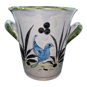 Vintage Mexican Pottery Vase or Planter