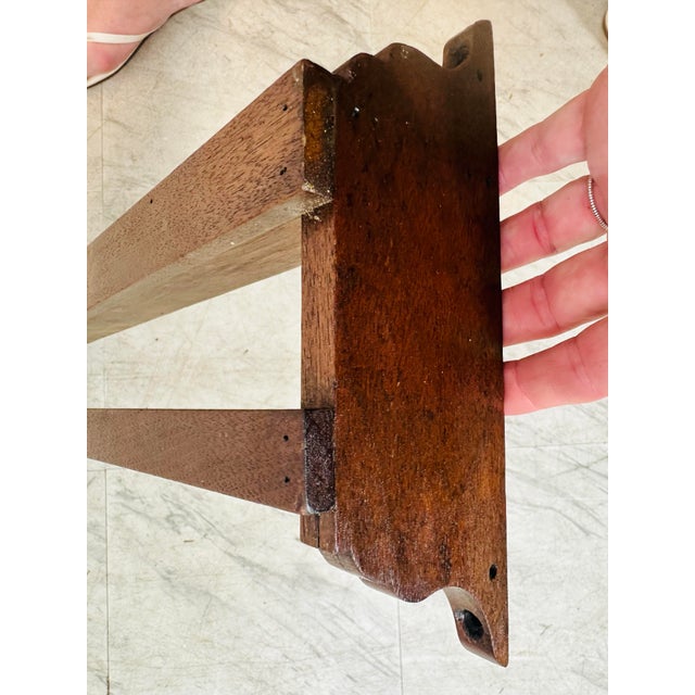 Antique Hanging Plate Rack For Sale - Image 4 of 5