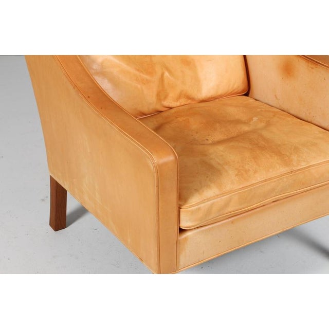 Børge Mogensen Model 2207 Lounge Chair by Børge Mogensen for Fredericia For Sale - Image 4 of 10