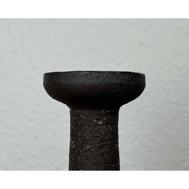Mid 20th Century Mid-Century Modern Danish Studio Pottery Candleholder from Lehmann Pottery, 1960s For Sale - Image 5 of 17