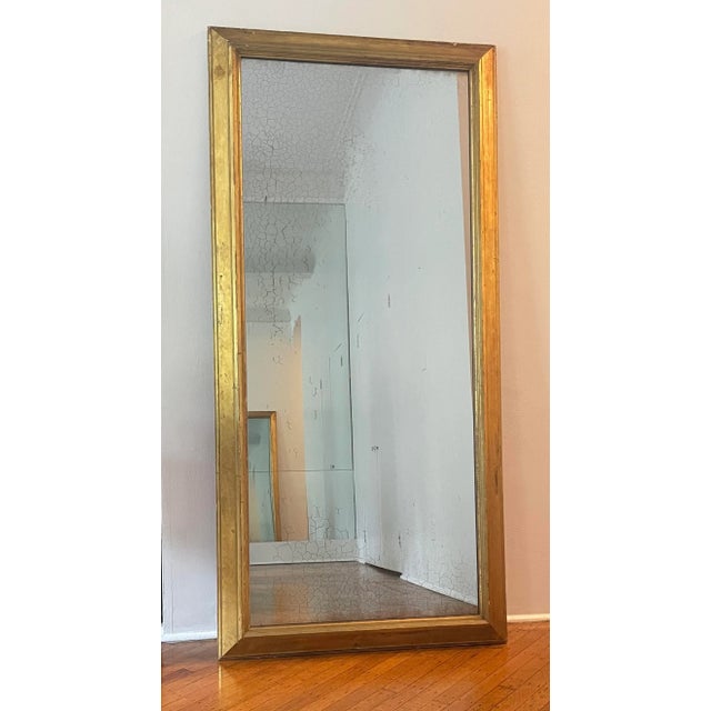 Monumental Early 19th Century Federal Lemon Gilt Mirror For Sale - Image 11 of 12