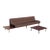 George Nelson for Herman Miller Mid-Century Sofa System With Side Tables For Sale