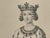 Early 20th Century Lanté & Gatine "Marie De Hainaut" Engraved Portrait, Antique For Sale - Image 5 of 12