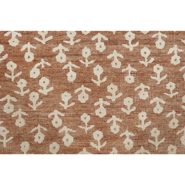 This contemporary 3x5 rug from Rug & Kilim’s Block Print Collection—an innovative line celebrating the artisanal charm of...