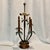 Frederick Cooper Vintage Tyndale for Frederick Cooper Cast Iron 2-Light Palm Tree Table Lamp With Original Shade For Sale - Image 4 of 12