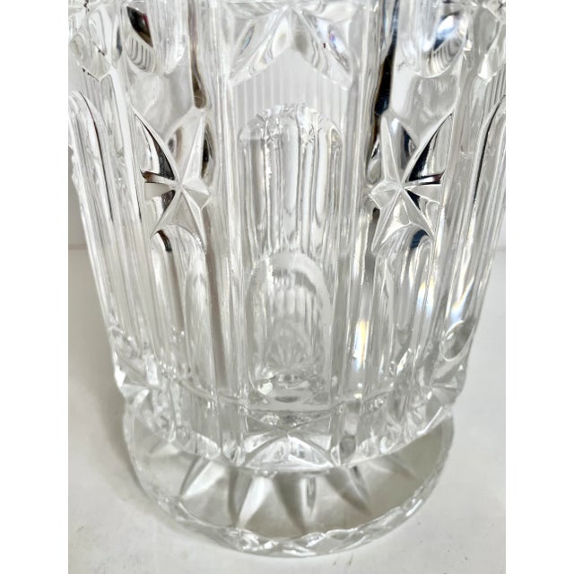 Mid 19th Century Hollywood Regency Crystal Ice Bucket For Sale - Image 9 of 13