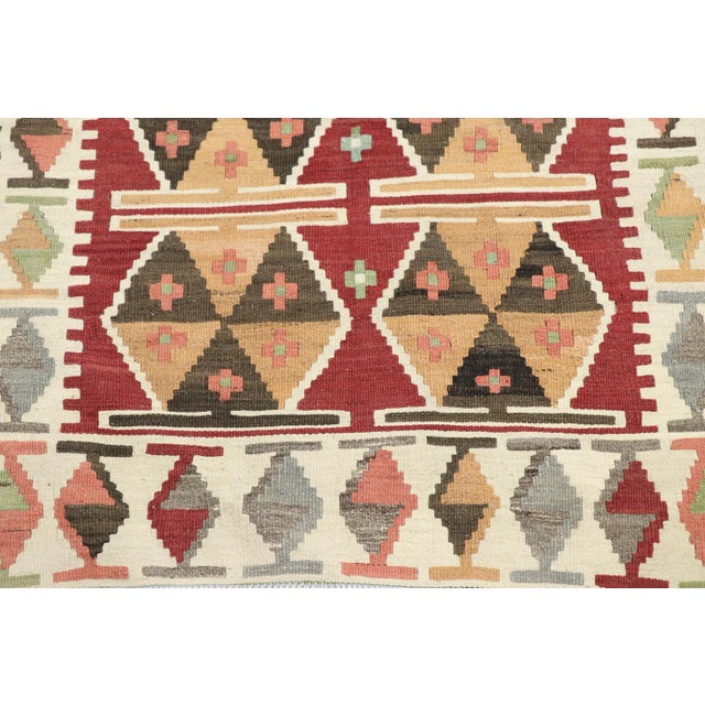 Vintage Persian Shiraz Kilim Rug - 02'11 X 04'11 For Sale - Image 4 of 9