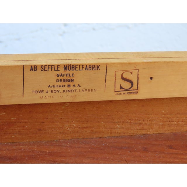 1960s Ab Säffle Möbelfabrik Danish Modern 1960s Pull Out Chess Board Coffee Table 6906 For Sale - Image 5 of 18