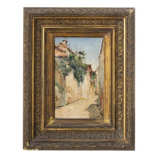 José Malhoa, Landscape, Oil on Wood For Sale