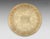 Handwoven in wool, this 12x12 antique Aubusson circle rug is a refined example of late 19th-century French tapestry...