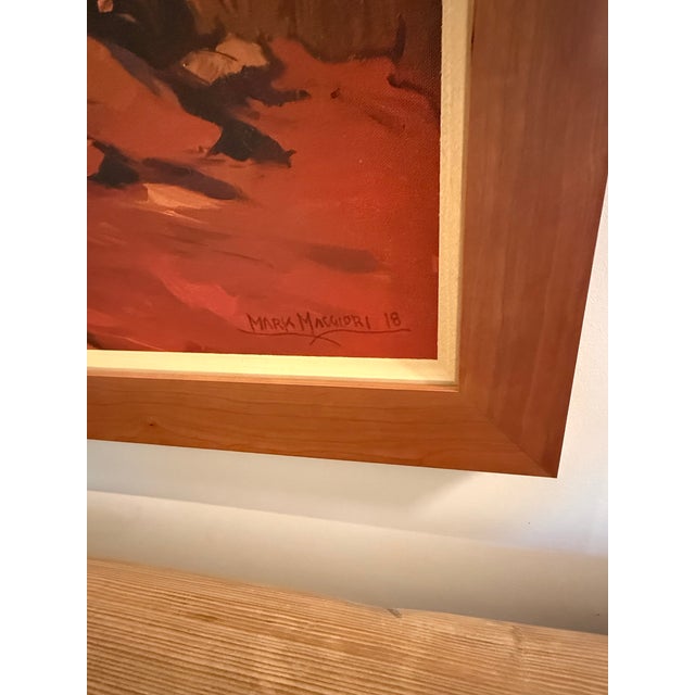 Signed Mark Maggiori “Electric Desert” XXL Canvas Print Painting Signed For Sale - Image 4 of 5