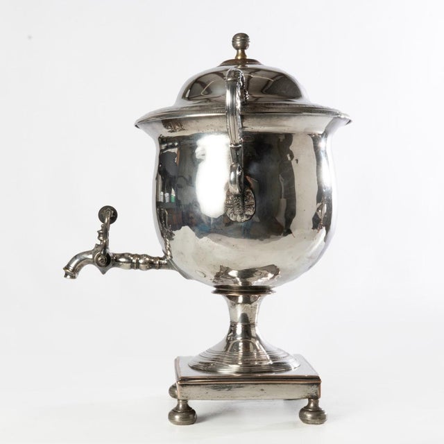 Early 20th Century Silverplate Hot Water Urn For Sale - Image 5 of 12
