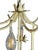 Metal Vintage Faux Bamboo "Custom Color Option" Butter Colored Pagoda Tole 5-Light Chandelier For Sale - Image 7 of 8