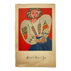 Henri Matisse Vintage 1948 First Edition Lithograph Print French Modern Art Book