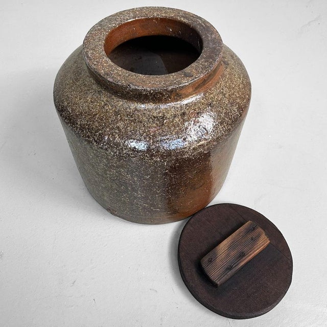 Antique Japanese Tea Storage Jar, 1890s For Sale - Image 5 of 16