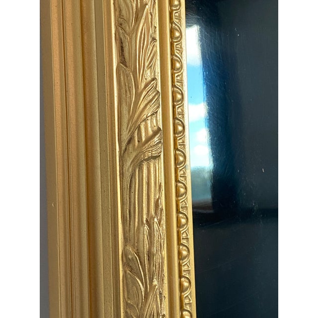 Hand Lacquered Piano Lid in Gilt Wood Frame For Sale - Image 13 of 16