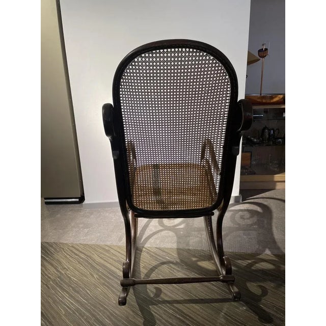 Rocking Armchair from Thonet, 1920s For Sale - Image 6 of 8