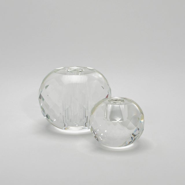 Crystal Water Vase by Ka Glass For Sale - Image 9 of 9