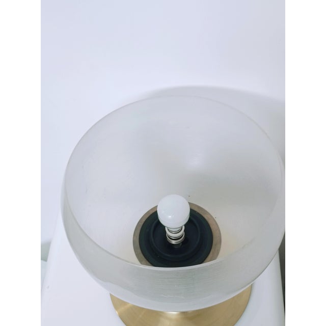 Metal Large Bowl Lamp, Italy, 1970s For Sale - Image 7 of 9