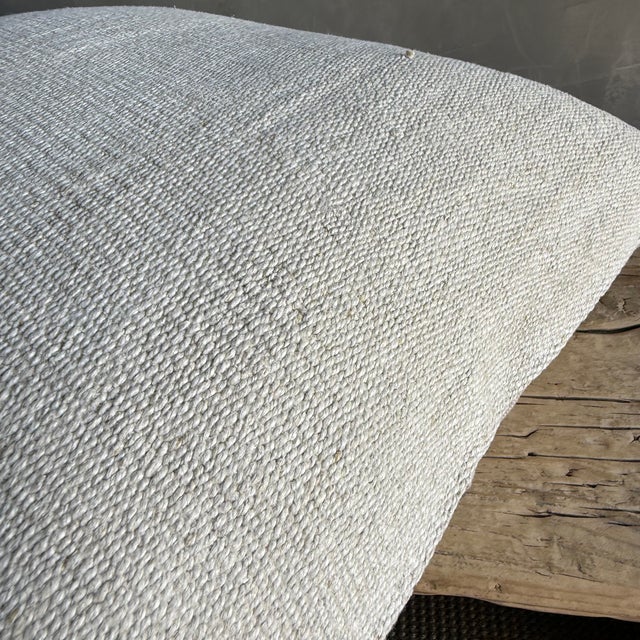 Not Yet Made - Made To Order Vintage Rug Pillow Cover With Original Seams For Sale - Image 5 of 8