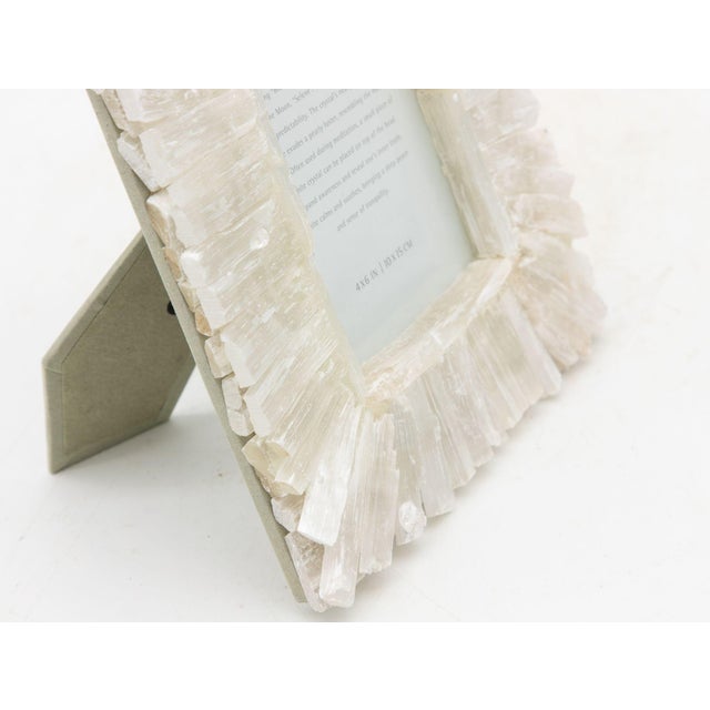 Gemstone Selenite 4x6 Photoframe by Tozai Home, 2015 For Sale - Image 7 of 8