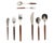A set of 1960s "Opus" flatware designed by the Norwegian designer Tias Eckhoff (1926-2016) for Lundtofte. This 108-piece...
