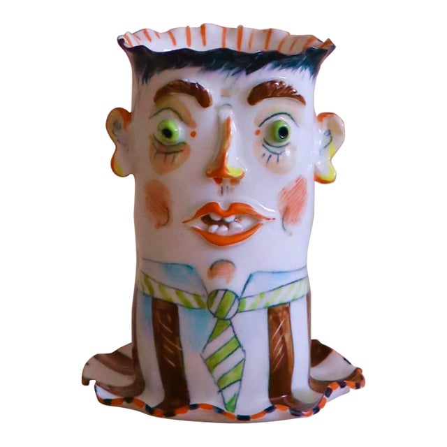 Petite Head Vase For Sale