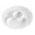 Vintage Bordallo Pinheiro White Ceramic Artichoke 11" Plate Platter For Sale