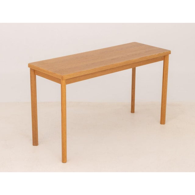 Modern Oak Console Table For Sale In New York - Image 6 of 6