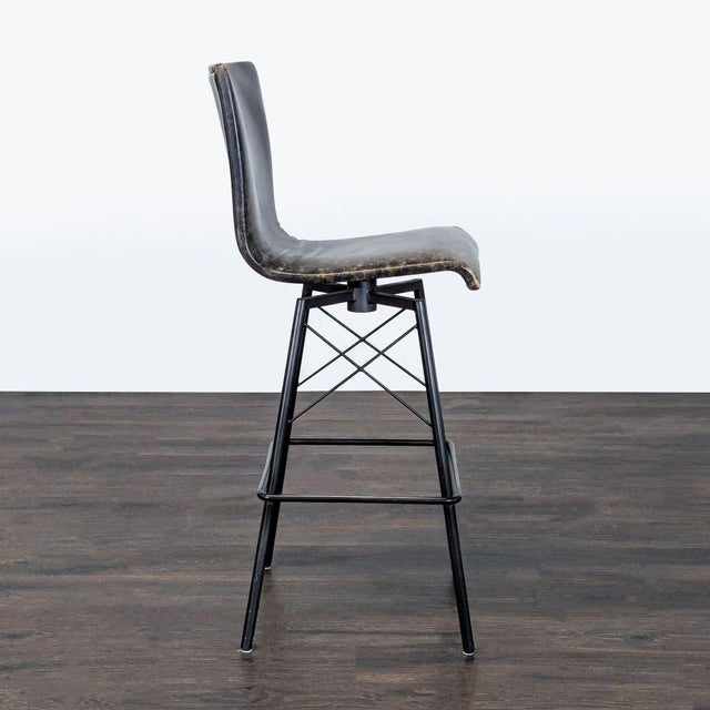 Vintage Four Hands Bar Stool For Sale - Image 4 of 7