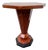 Art Deco Tulip Side Table in Amboina Root Wood For Sale