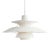 Poul Henningsen Ph 5 Pendant for Louis Poulsen in All White For Sale